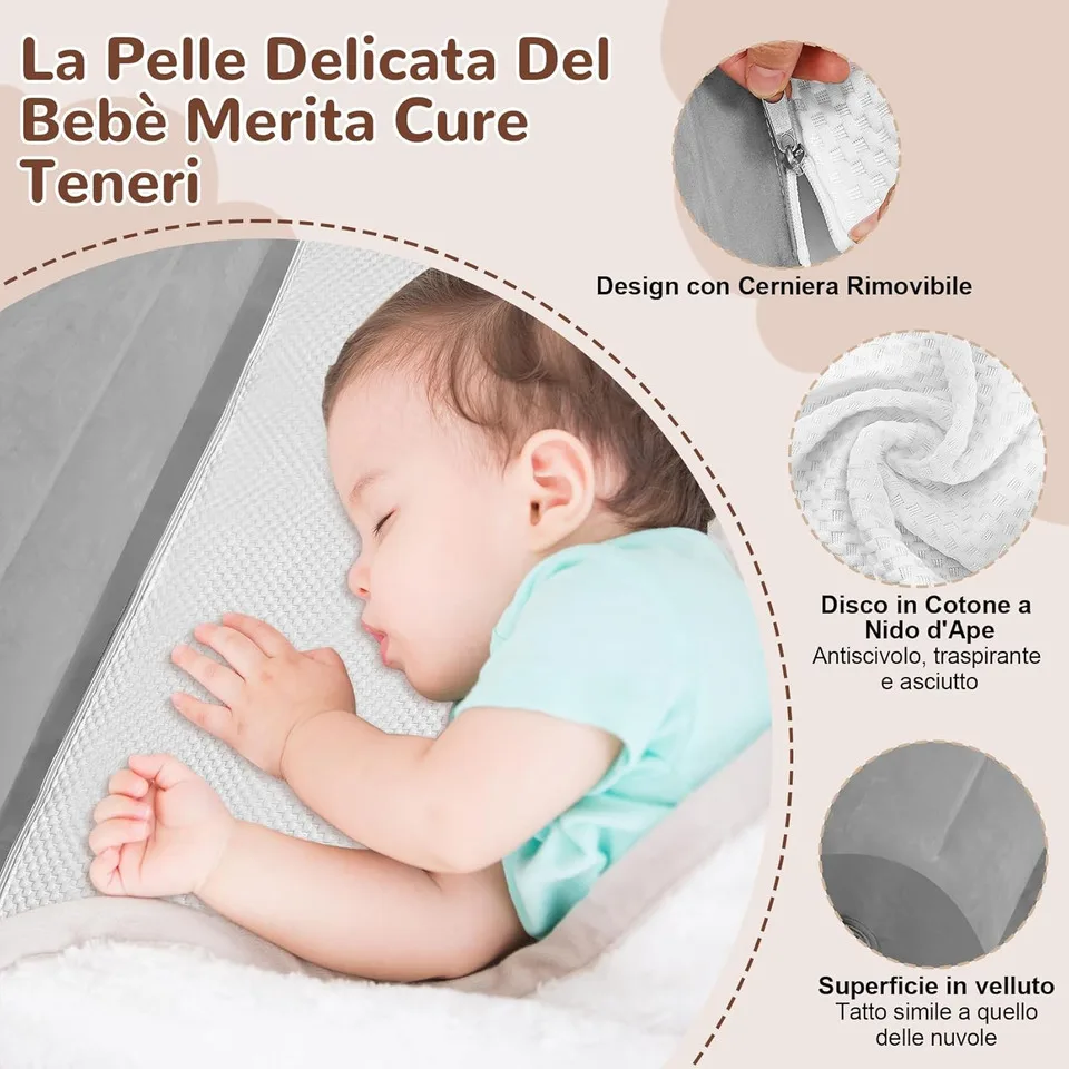 Travel Bed Rails For Toddlers Non-slip Soft Flocking Portable Inflatable Bed Rails For Toddlers Bed Rail For Full King Size Beds