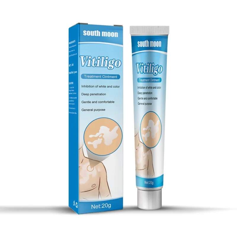 Vitiligo-Crème réparatrice contre les taches blanches naturelles, action rapide, pommade apaisante, soins de santé, 20g