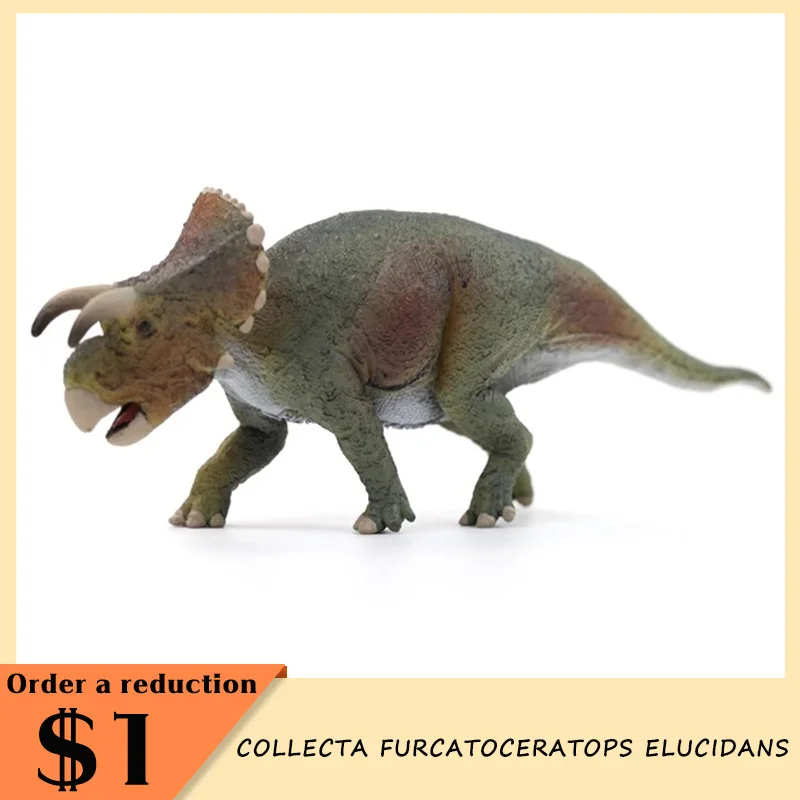 

Collecta Furcatoceratops Elucidans Figure Model Toy Ingentia Prima Prehistoric Dinosaurs Primitive Megalosaurus Collection Gift