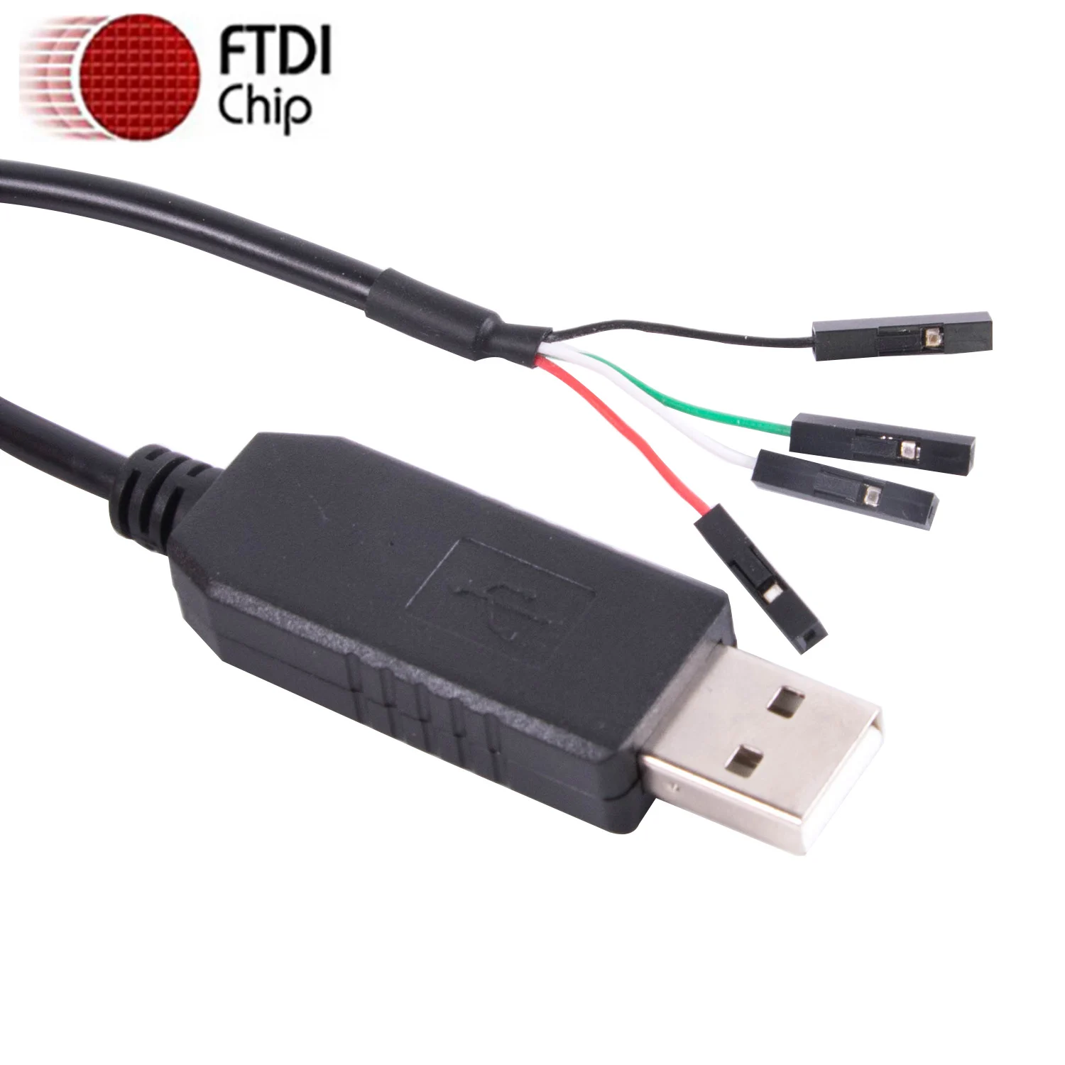 FTDI USB to RS485 Serial Adapter 4Pin 2.54mm Terminal Block Dupont Connector Converter Cable Compatible for USB-RS485-2.54MM