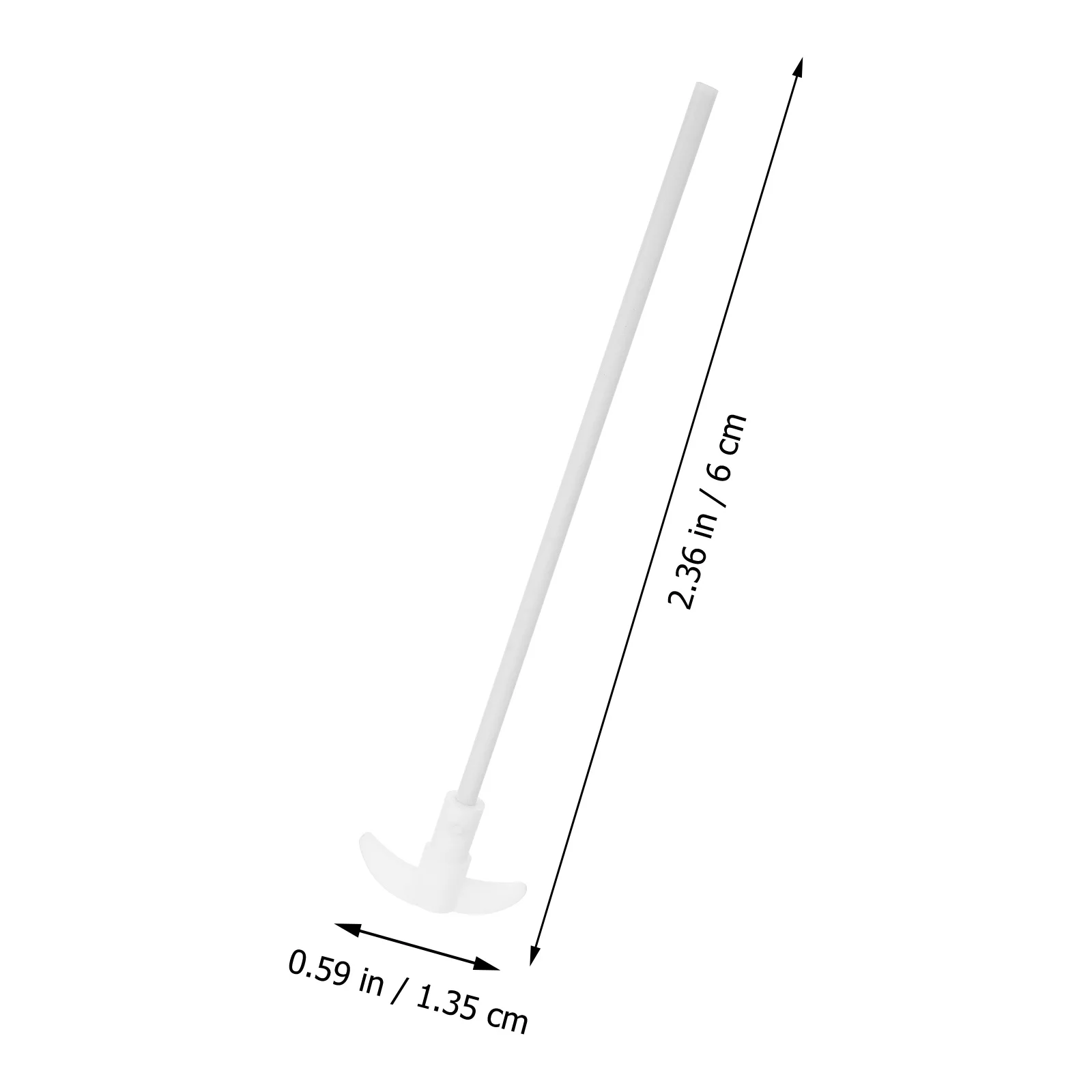 1 قطعة Ptfe تحريك بار العملي دائم مختبر النمام الكيمياء كاشف اثارة قضيب Ptfe تحريك بار مختبر كاشف النمام #3