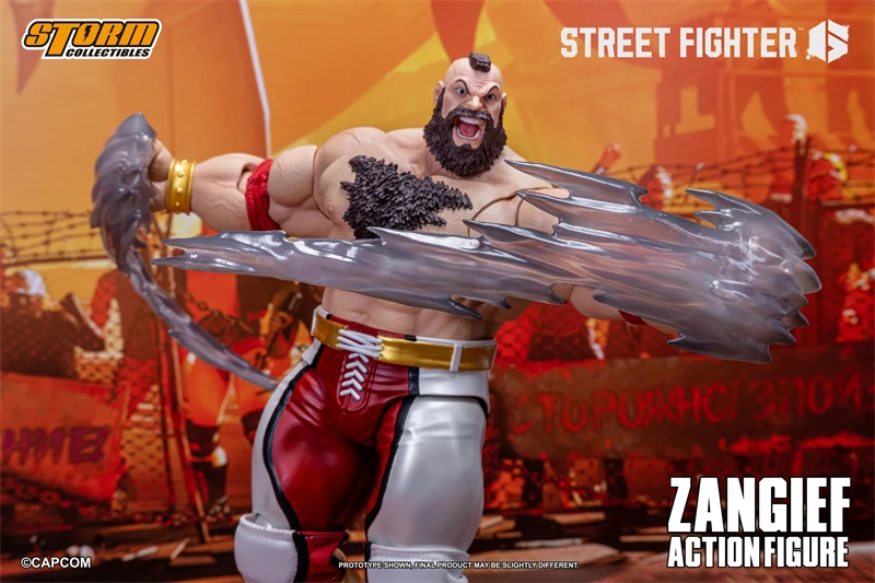 

Storm Toys Street Fighter 6 Zangief 1/12 Action Collectible Model Assemble Toys Gift