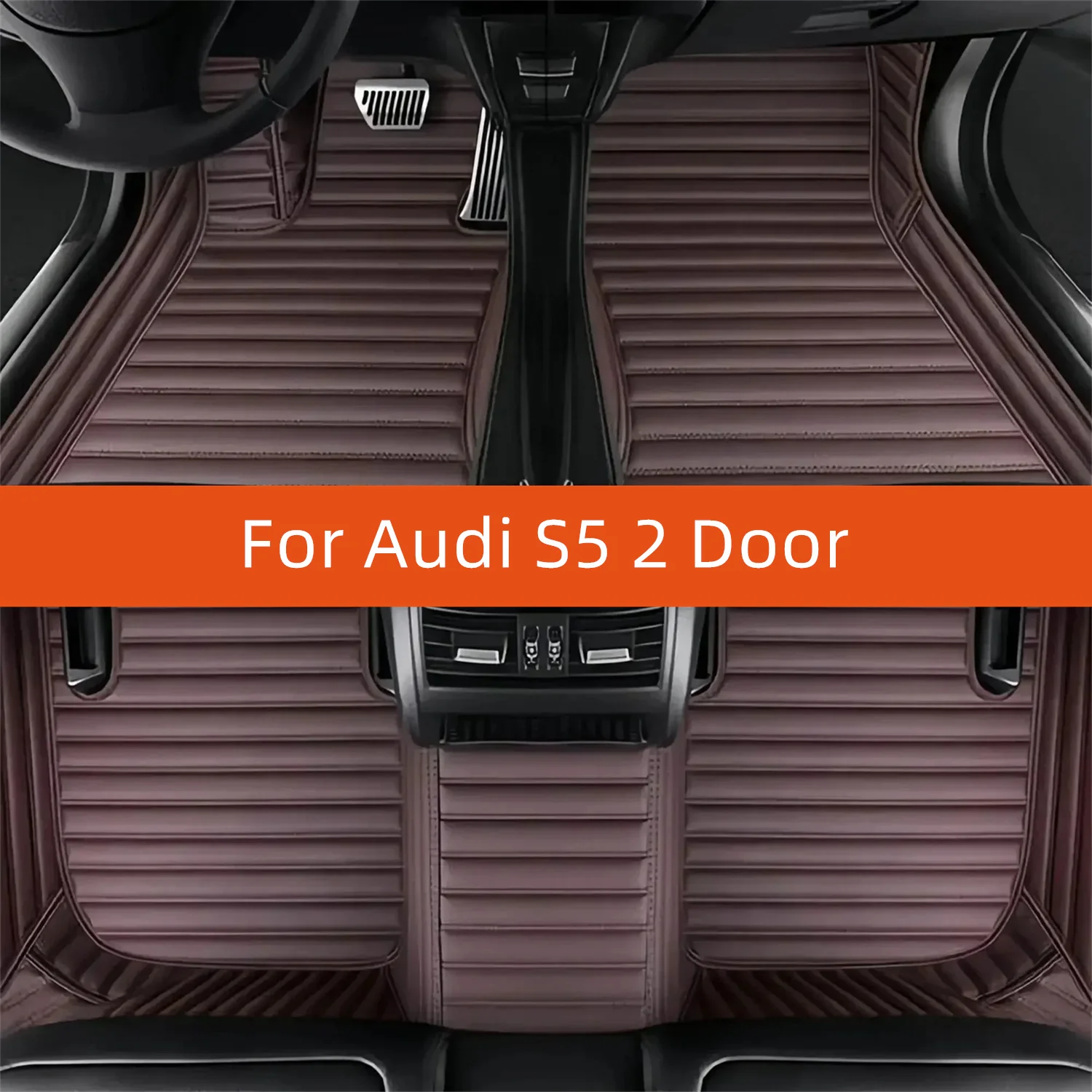 

Custom Leather Car Floor Mat For Audi S5 2 Door 2021 2020 2019 2018 2017 Car Mat Interior Accessories
