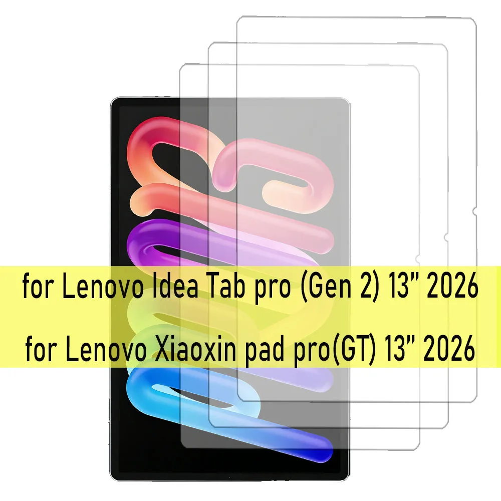 Tempered Glass Screen Protector for Lenovo Xiaoxin Pad Pro GT 13''/Idea Tab Pro Gen 2 13'' 2026 Protective Tablet Film