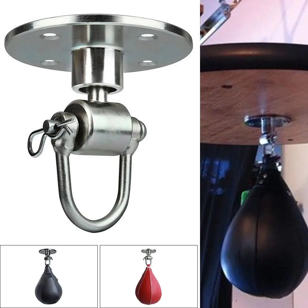 Speedball Hanger Fixing Screws Pad Eye Plate 360 Degree Rotatable Ceiling Hook for Punch Bag