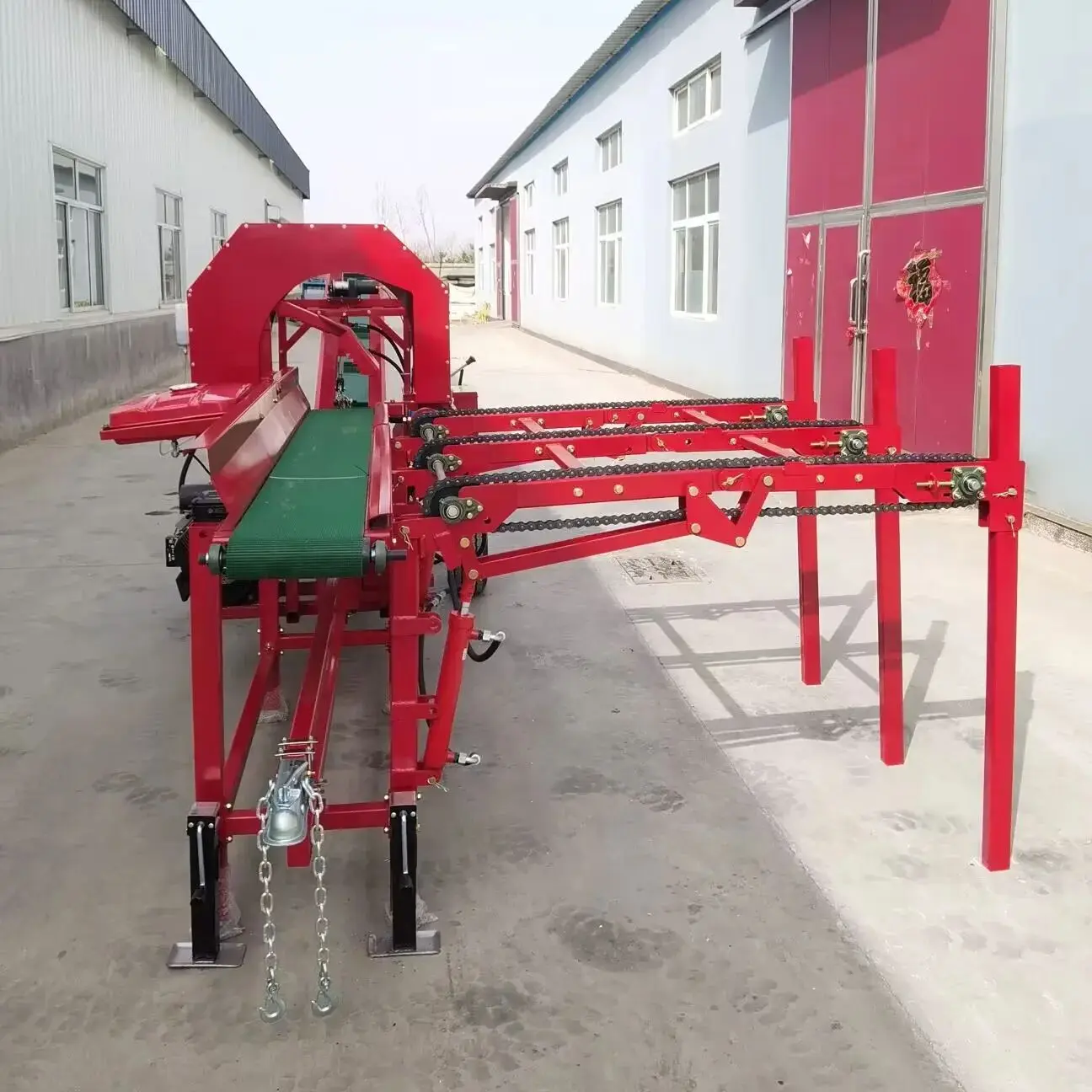 wood splitter log firewood processors with hydraulic saw 35t large firewood processor diesel machine fire wood processor