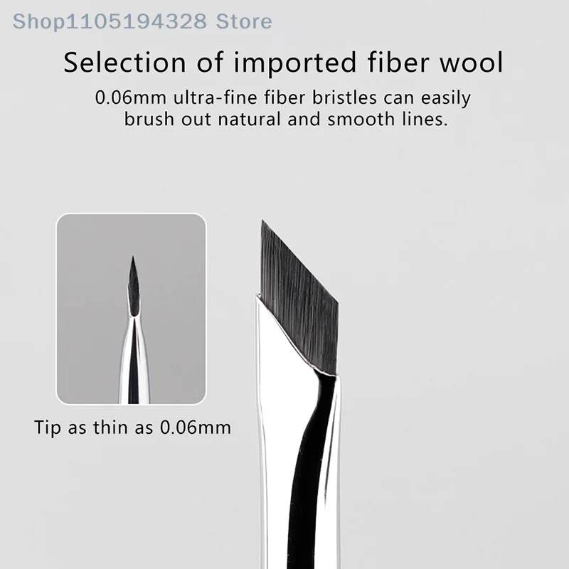 [MP] Ulepszony pędzel do eyelinera w kształcie ostrza, ultracienki, z cienkim kątem, płaski pędzel do brwi, pędzel do nakładania pod oczy, precyzyjny pędzel do detali.