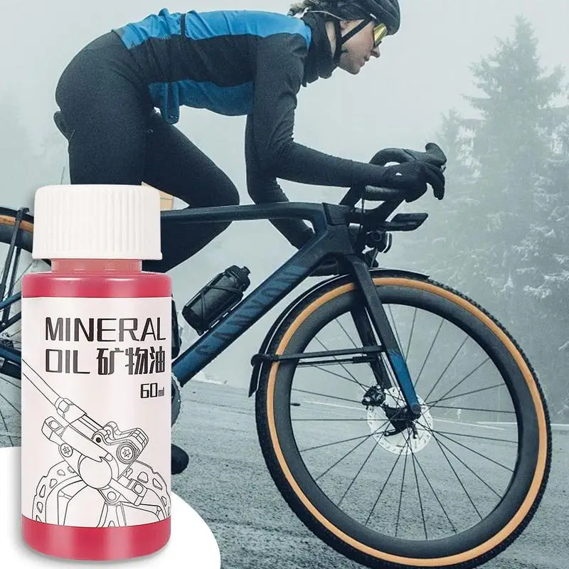 Bike Brake Oil 60ml Bicycle Brake Fluid High Performance Mineral Oil Brake Fluid For Mountain Bike Hydraulic Brake Systems