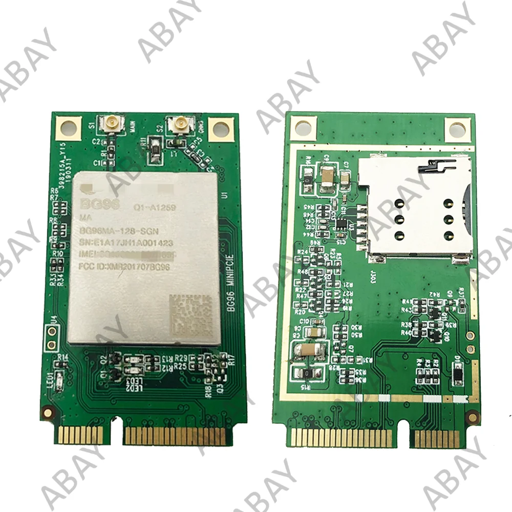 LTE BG96 Mini PCIe Cat M1 & Cat NB1 & EGPRS Module BG96MC-128-SGNS LTE-FDD:B1/B2/B3/B4/B5/B8/B12/B13/B18/B19/B20/B25/B26*/B28