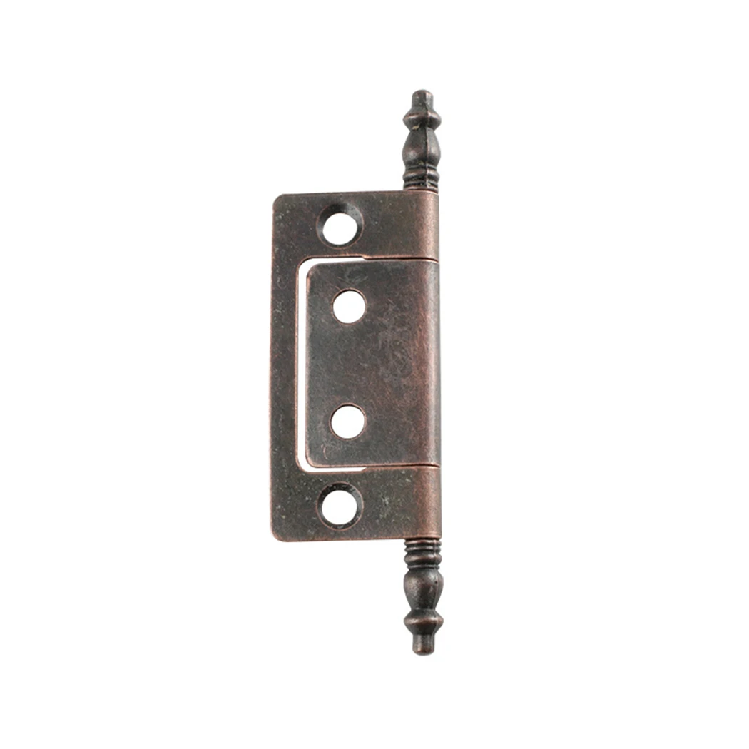 Home DIY Small Cabinet Door Zinc Alloy Hinge Trim for Flush Mount Cabinets Drawers Boxes and Wardrobes Pack of 5 Hinges