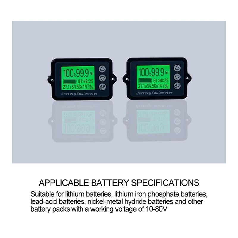 TK15 Battery Capacity Tester 80V 350A Vehicle Battery Level Monitor Lithium Iron Phosphate Capacity Detector Coulometer