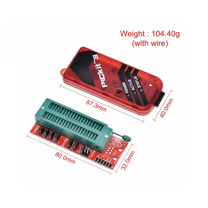 1set PICKIT3 Programmer + PIC ICD2 PICKit 2 PICKIT 3 PICKIT 3.5 Programming Adapter Universal Programmer Seat