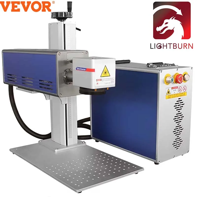 VEVOR Laser Marking Machine 30/50W Fiber Laser Engraving Machine Metal Stainless Steel Cutting Gold Silver Ring Laser Engraver