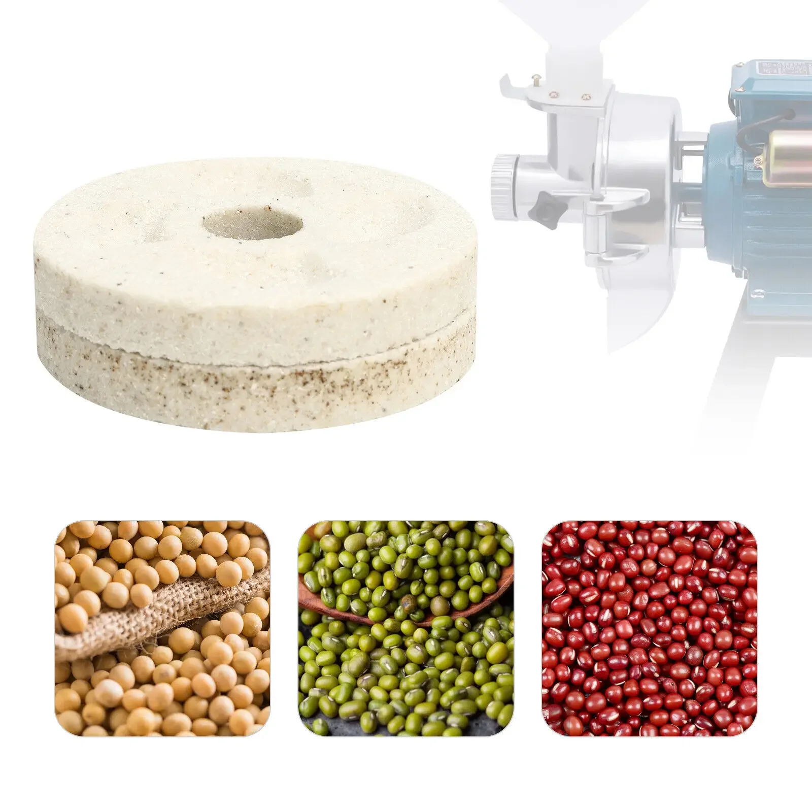 

2PCS Grinding Discs for Electric Grain Mill – Wet & Dry Grinder Machine, NEW