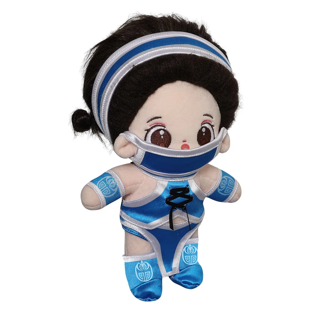 Gioco Street Cos Chun Li Cosplay Fantasy peluche Cartoon Cute Soft peluche mascotte compleanno regalo di natale per adulti bambini