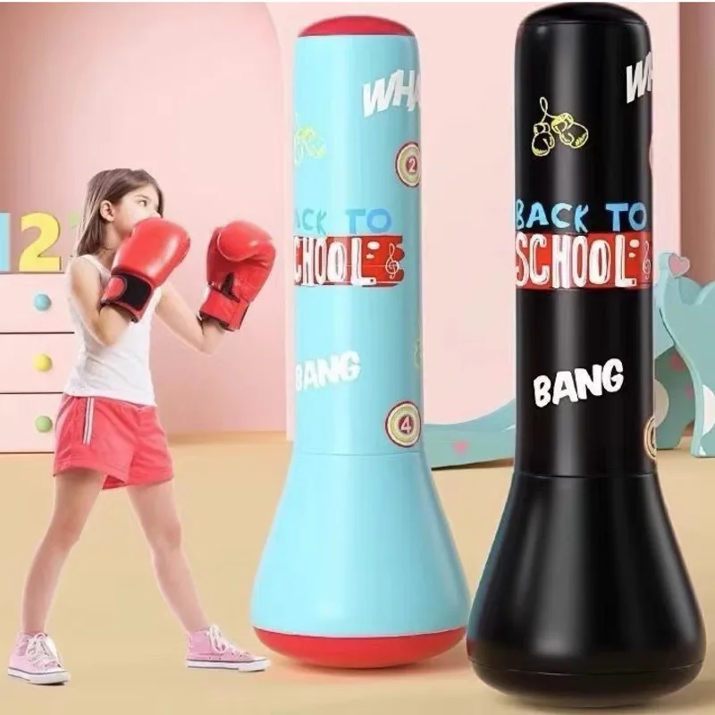 Children's Boxing Vertical inflatable Tumbler Inflatable boxing column Toy Decompression sandbag Toy Gifts for children