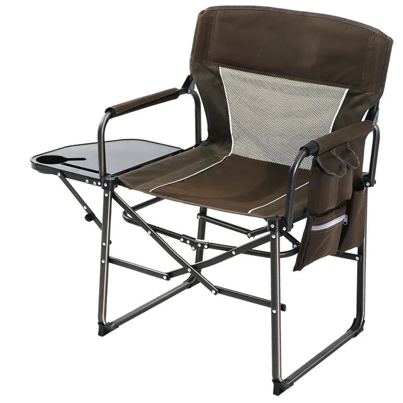 

Promotion Sunshine Leisure Steel Outdoor Camping Chairs Director Chair