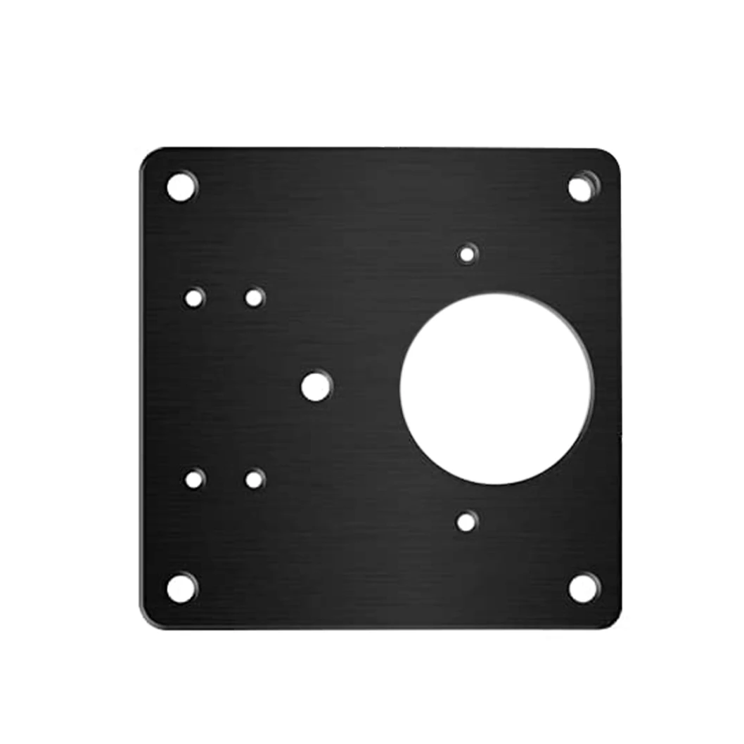 Hinge Repair Plate,4 PCS Stainless Steel Black Repair Plate Bracket with Screws for Furniture Wardrobe Cabinet