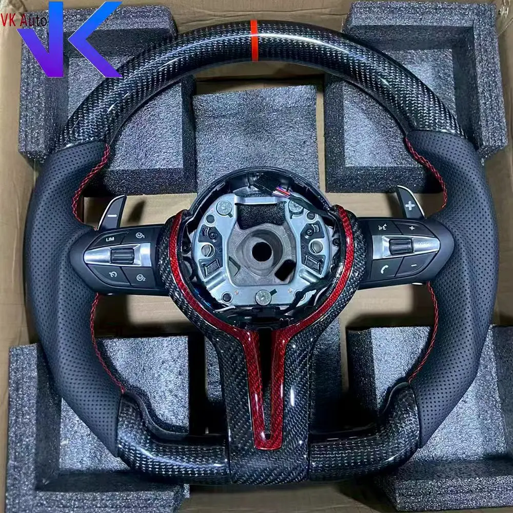 

Рулевое колесо с отделкой ключа из углеродного волокна для BMW M3 M5 F30 F15 F16 F20 F21 F25 F26 F10 F11 F06 F07 F12 F13 F01