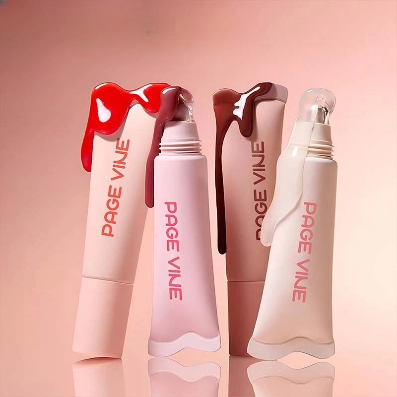 Bálsamo labial maquiagem óleo labial brilho labial kawaii maquiagem beleza focallure batom