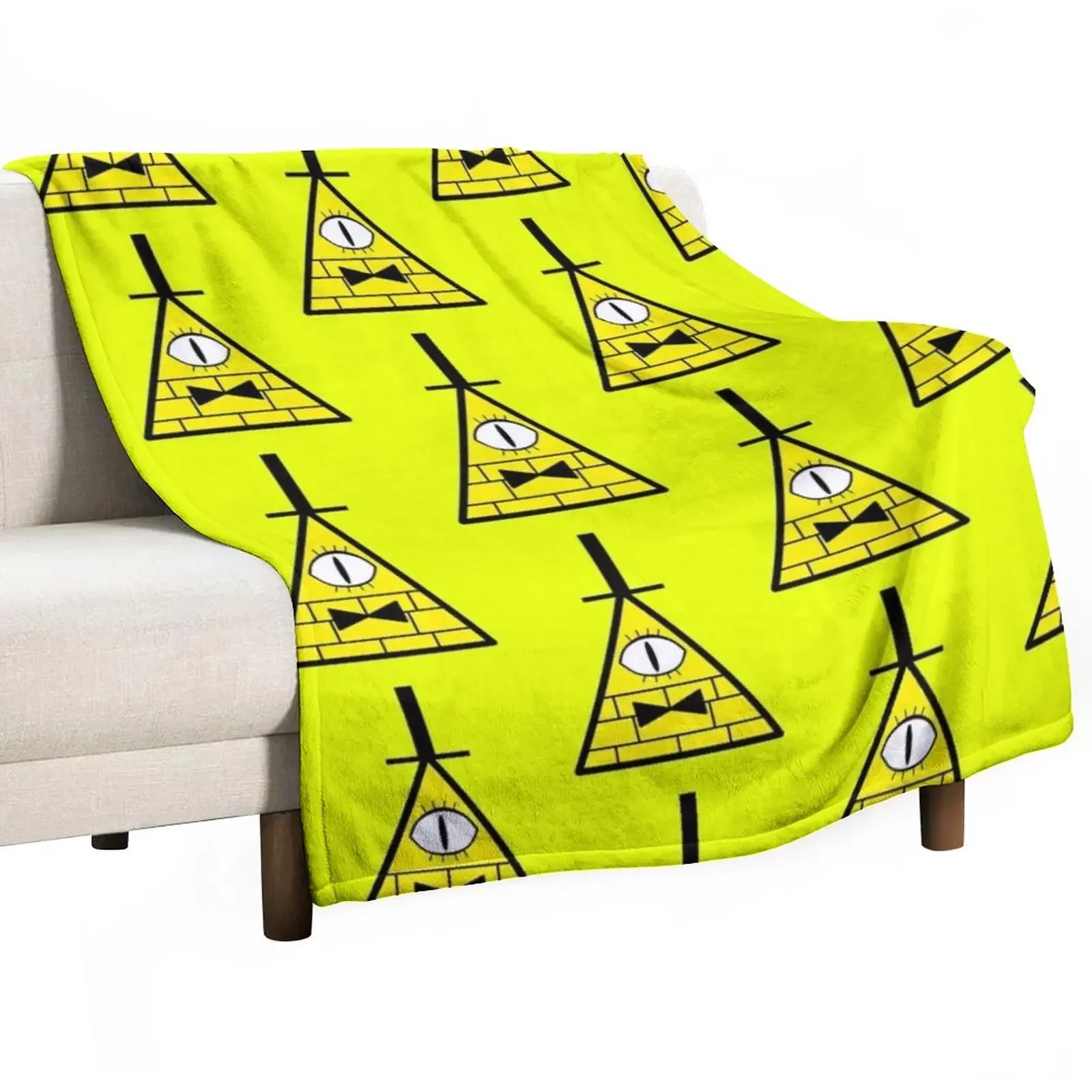 Bill Cipher staring Throw Blanket Fashion Sofas christmas gifts Blankets