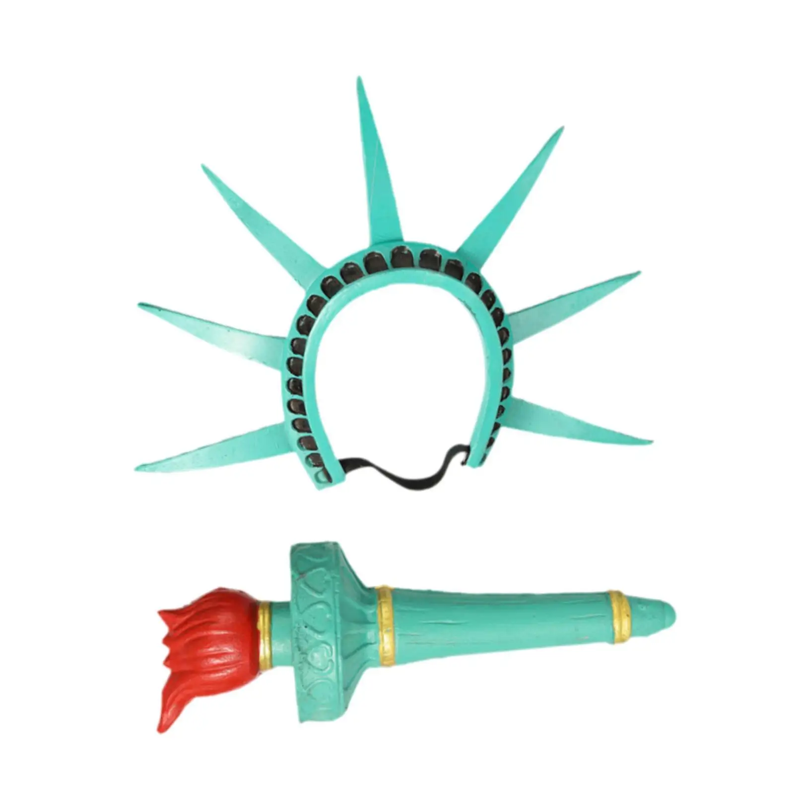 

Statue of Liberty Torch and Crown Celebration Headpiece July 4TH Decorations