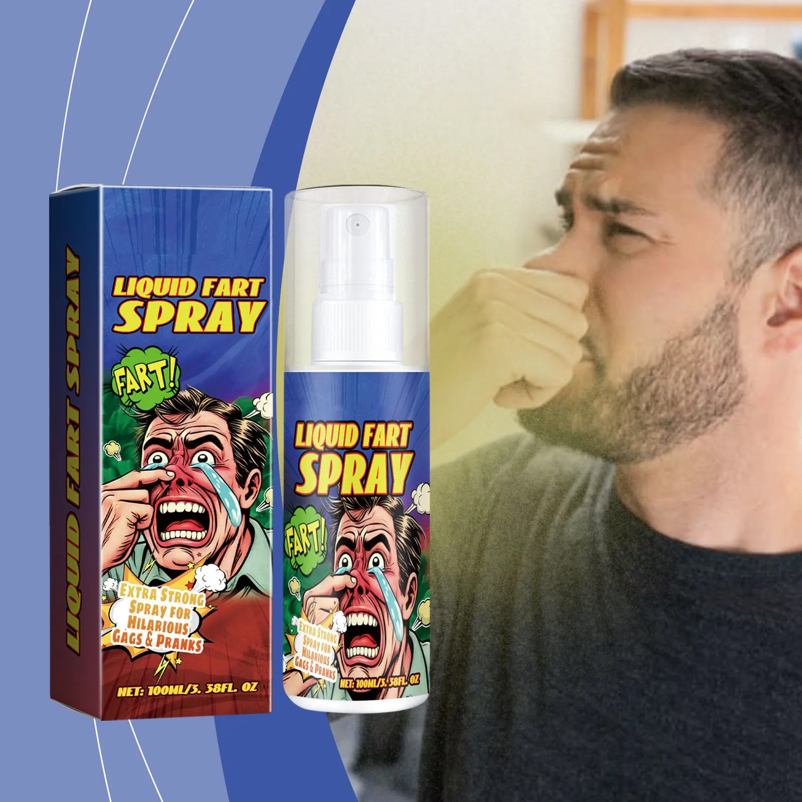 100ml SUPER STINK Fart Spray - 'Insanely Strong' Extra Potent Stink - Fake Poop Smelling Prank Stuff Smells Like Super 'Bad' Gas