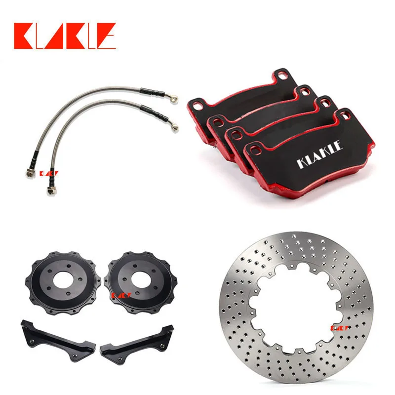 KLAKLE Tuning Brake Systems 7600 Caliper Brake 285*24MM Modified Car Rotor Disc 15 Inches Wheel For Toyota Corolla