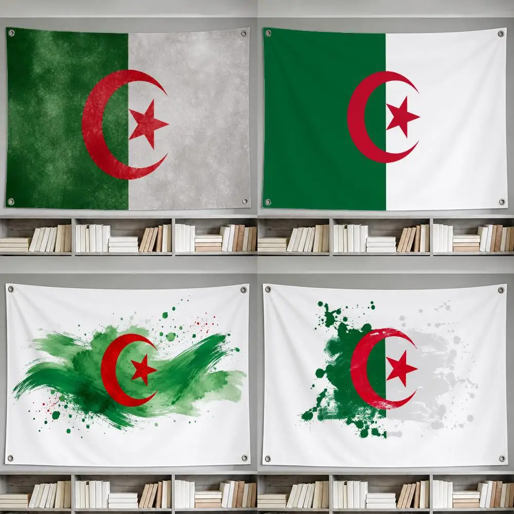 Flag of Algeria  Flags decor flag banner,wall hanging flag,indoor outdoor wall decor,yard garden porch patio