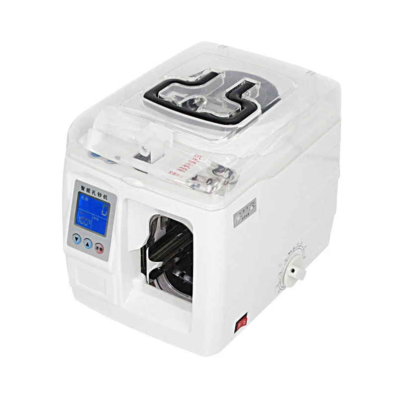Currency Binding Machine Banding machine Banknotes XD-308 LCD Display Paper Currency Banknote Binder Bundling Machine