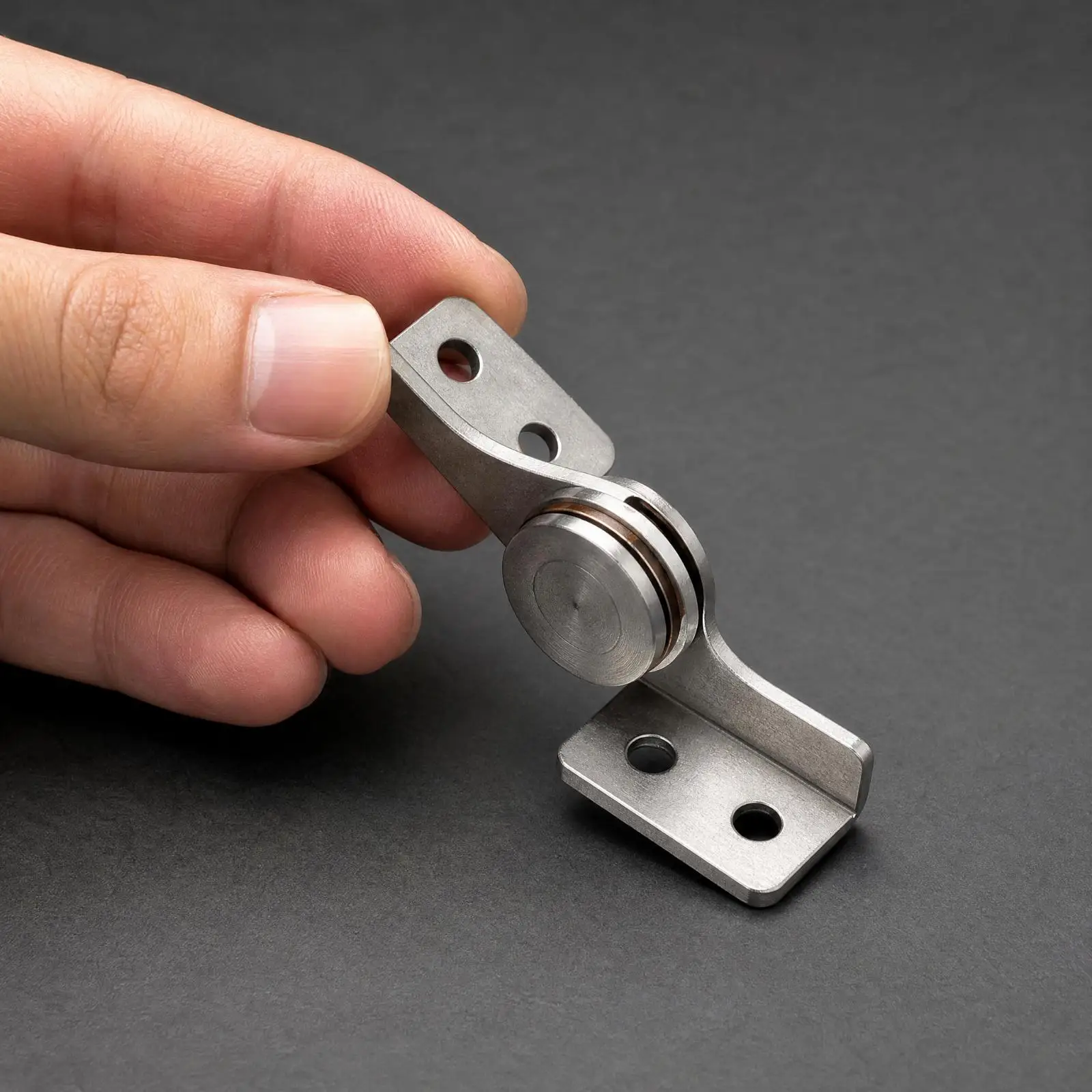 304 Stainless Steel Positioning Hinge for Cabinet Access Door with 270 Degree Angle and Smooth Damping Rotary Motion