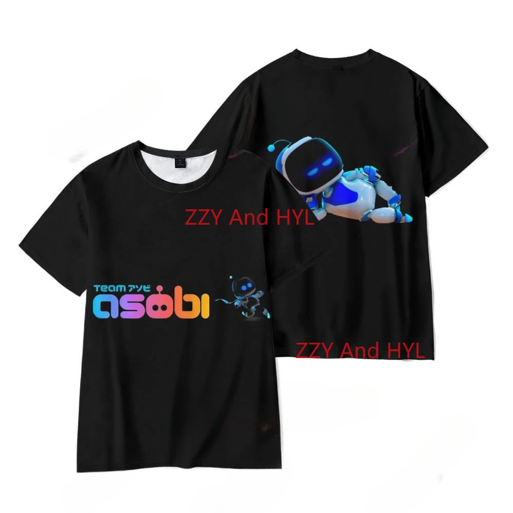 Hot Game ASTRO BOT 3D Print Oversized T Shirt Women Men Boys Girls Kids Summer Crewneck Short Sleeve Funny Tshirt Graphic Tees