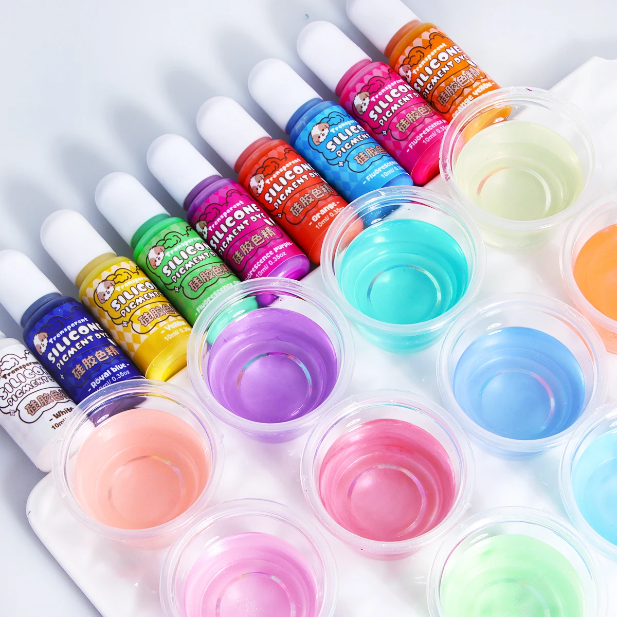 18 Kleuren Vloeibare Siliconen - Resin Color Paste recensie en prijs
