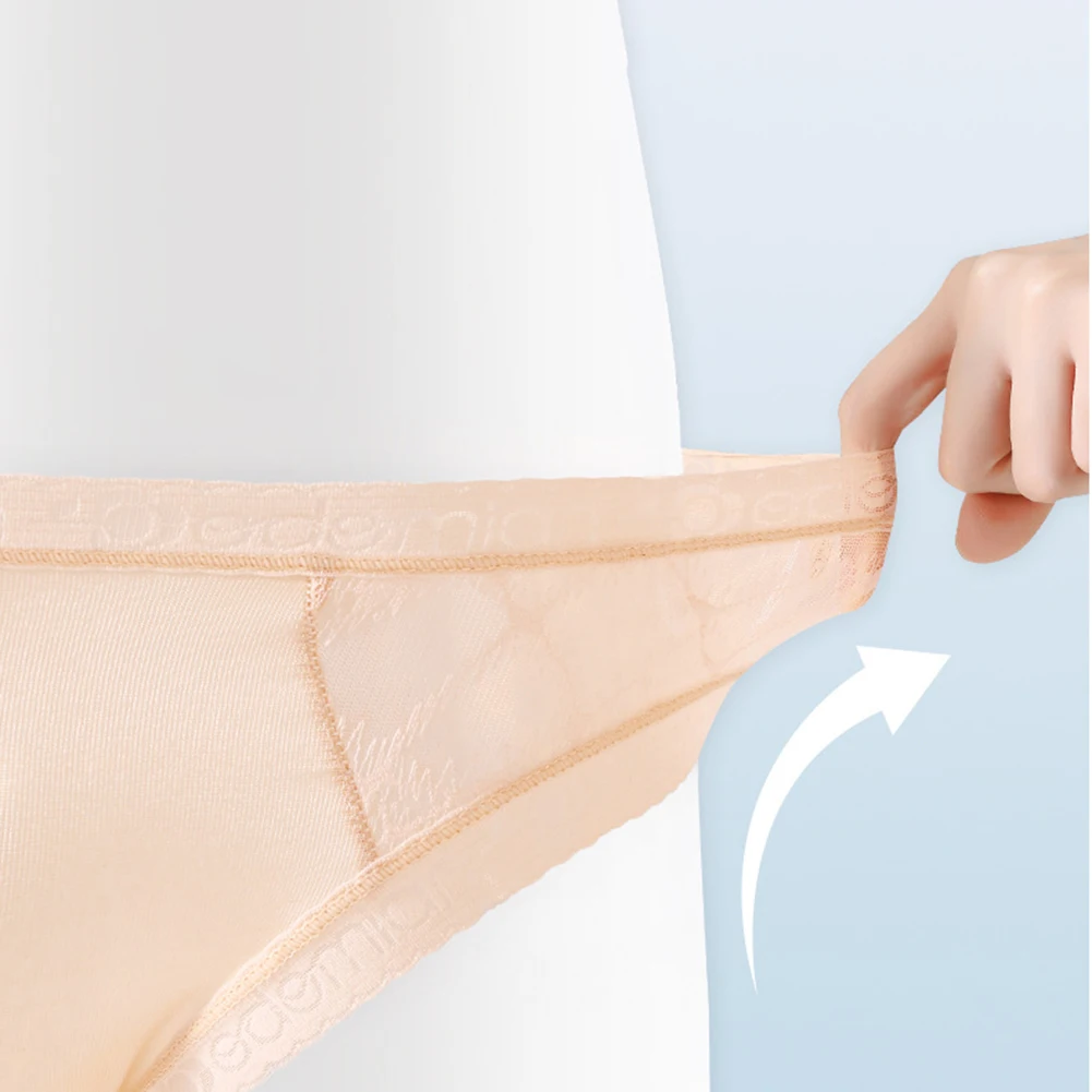 

Mens Sheer Solid Color Lace Mesh Pouch Panties Elastic Lightweight Underwear Briefs Short Plus Size Man Underpants