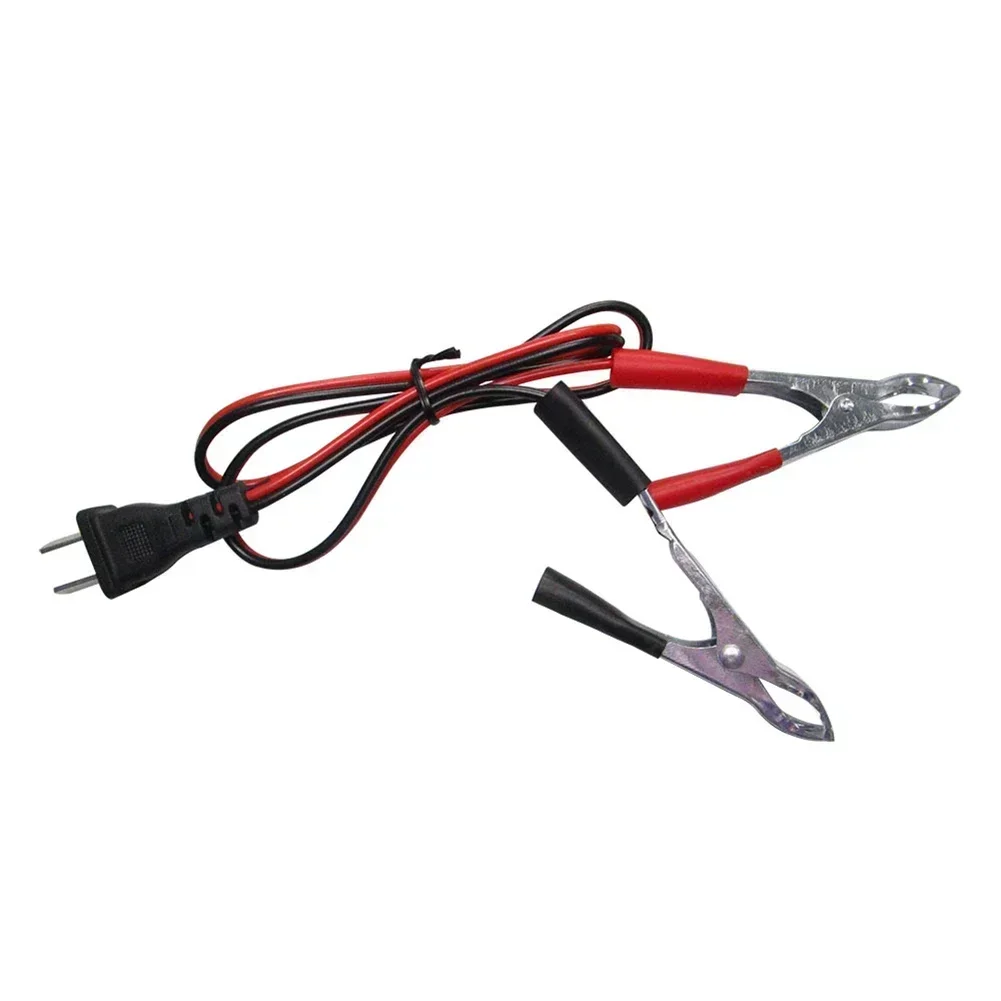 Generator Charging Cable DC 12V V Type Plug Gasoline Engine Battery Charging Cable With Clip Battery Cable With Plug