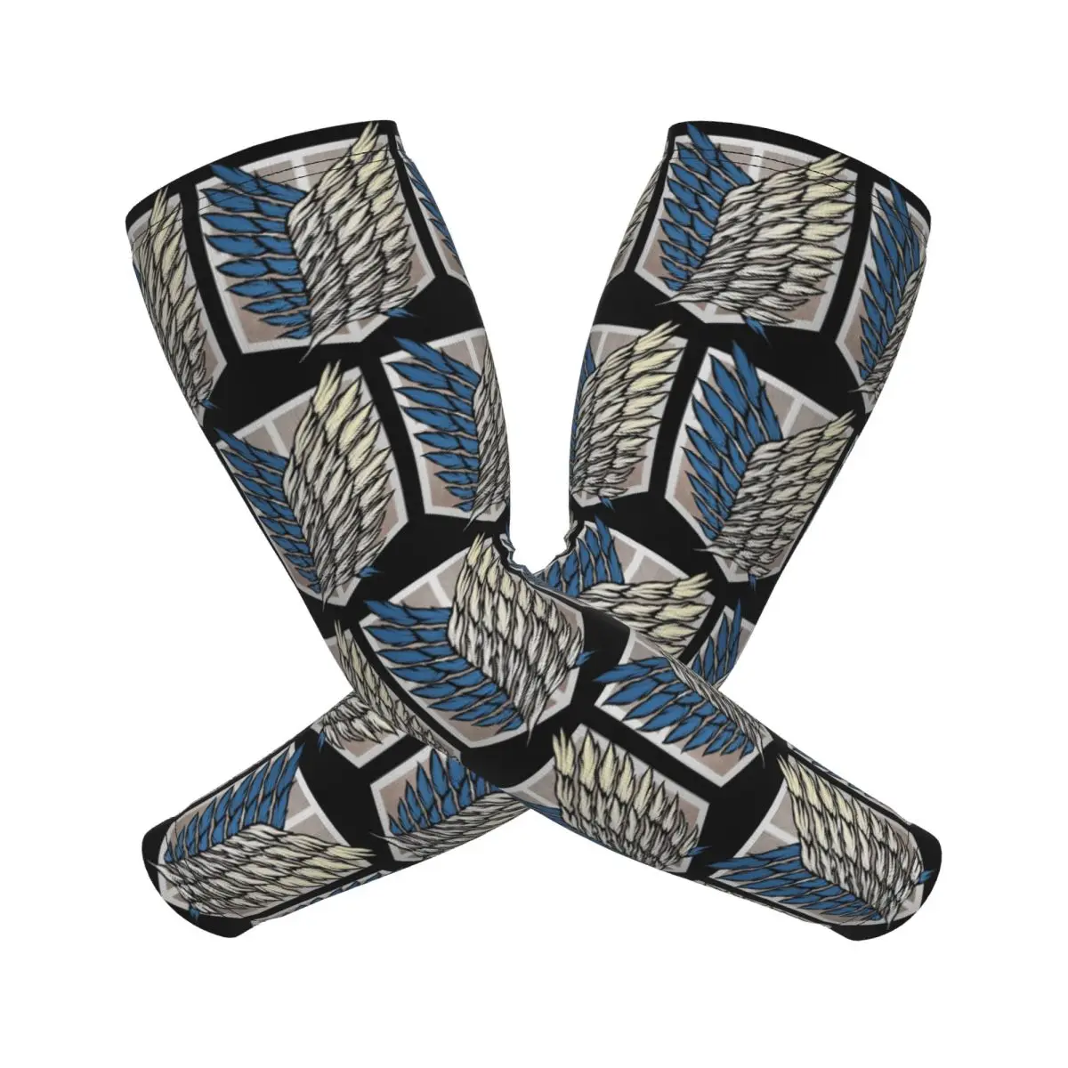 أكمام أذرع هجوم على تيتان للرجال والنساء للحماية من أشعة الشمس فوق البنفسجية وتغطية الوشم الرياضية والتبريد وركوب الدراجات