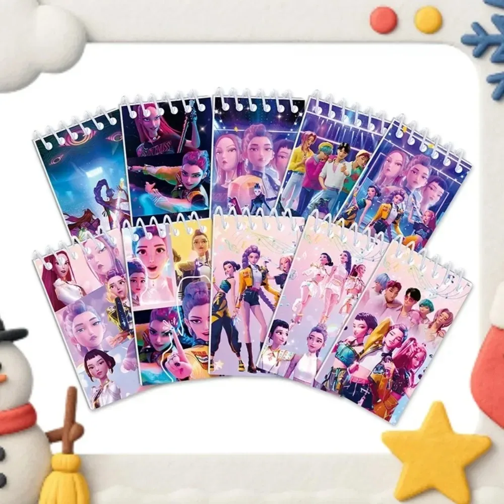 

New Notebook Collection Office School Supplies Ruled Diary Student Stationery Role Play Props Gift Sticker Set