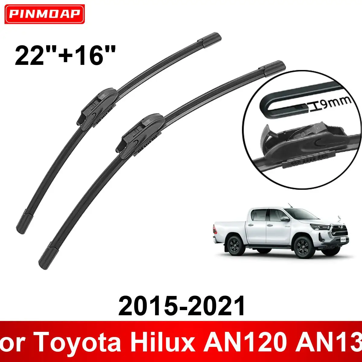 Car Wiper for Toyota Hilux AN120 AN130 2015-2021 22