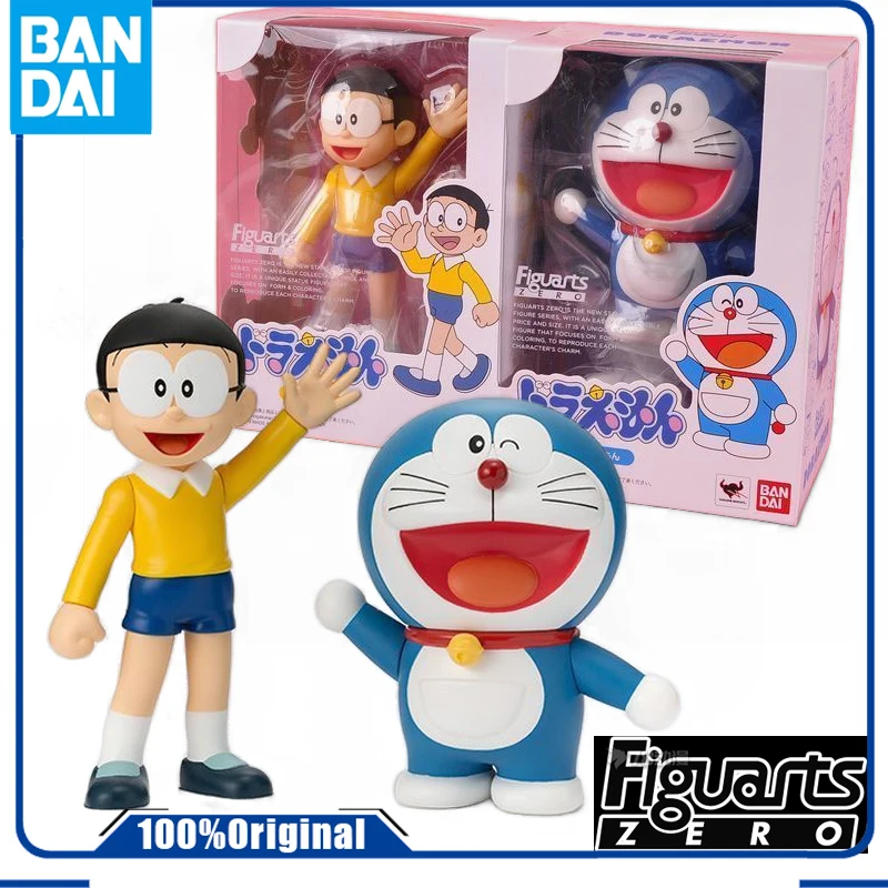 Bandai Original FIGUARTS ZERO OMNIBUS DORAEMON Anime Action Figure Assembly Model Toys Collectible Model Ornaments Gifts instock