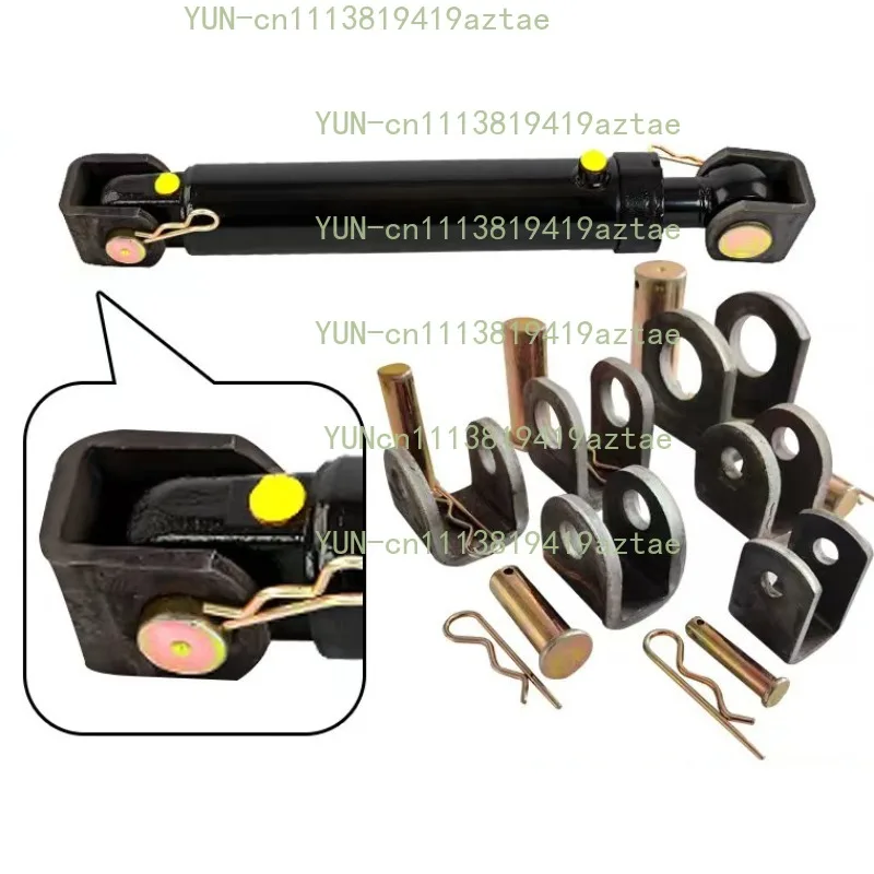 The lifting lug is welded and fixed with the U shaped lifting lug cylinder base bracket pin shaft fitting earring Y shaped fork
