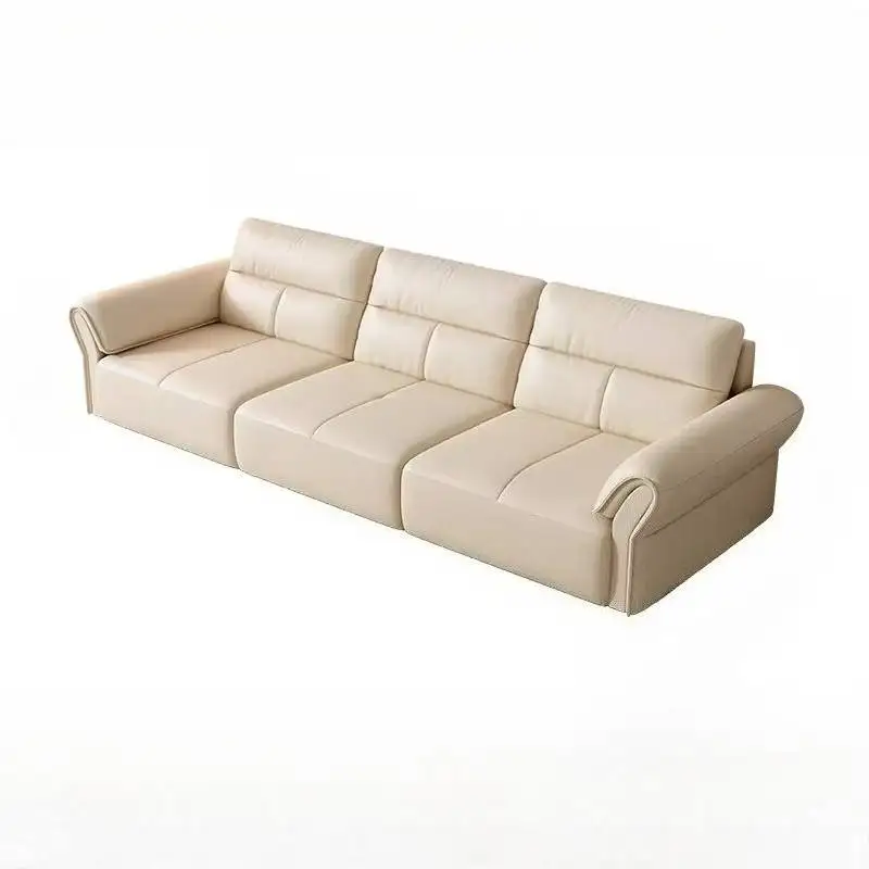 Sofás de lujo europeos para sala de estar, sofás minimalistas nórdicos modernos para sala de estar, muebles modernos de espuma viscoelástica Divano Angolare
