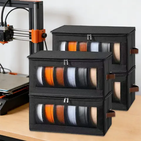 Filament Storage Bag - 3D Printer Filament Storage Containers, 3D Printing Accessories Holder Rack for Home, Office Workshop
