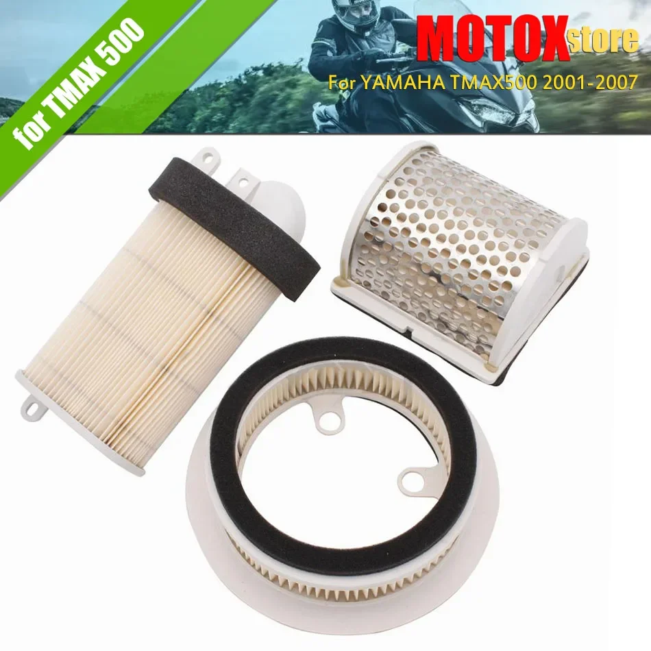

Подходит для Yamaha TMAX 500 XP500 TMAX 500 TMAX T-MAX 500, очиститель впускного воздушного фильтра мотоцикла 2001-11 2008 2007 2006 2005 2009 AirFil