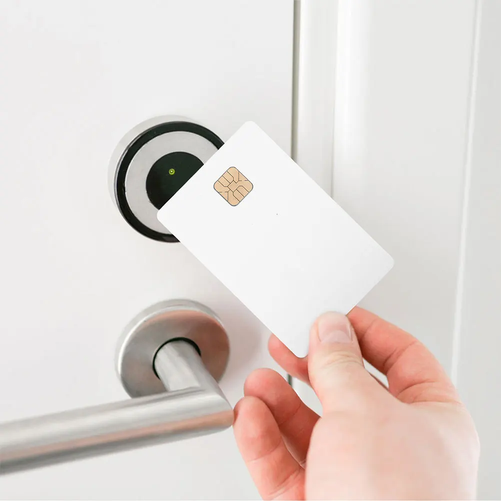 Tarjetas de identificación del conductor, tarjeta inteligente de PVC en blanco, Compatible con sistema de Control de acceso, tarjetas de identificación blancas imprimibles para camión, 6 uds.