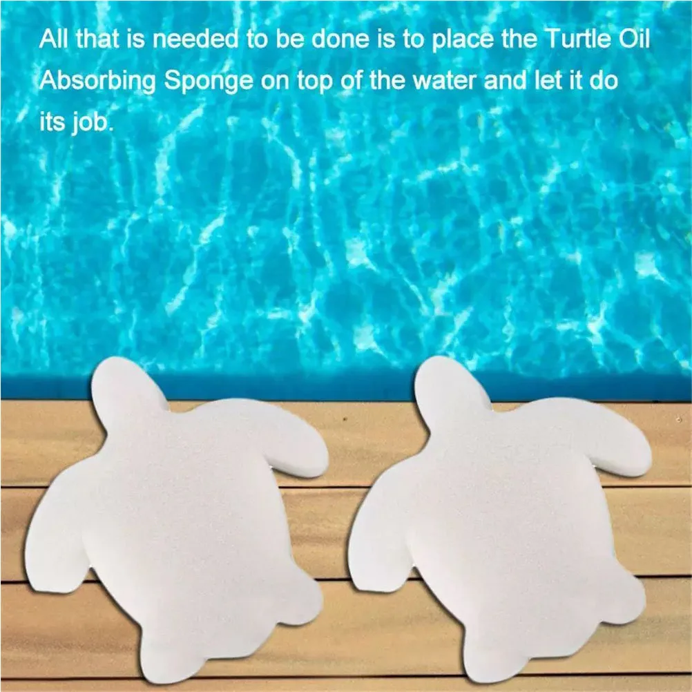 

10Pcs Oil Absorbing Sponge for Swimming Pool Filter Sponge Bath Tub Cleaning Tool Multi-Use Oil Removal Sponges for Kitchen and