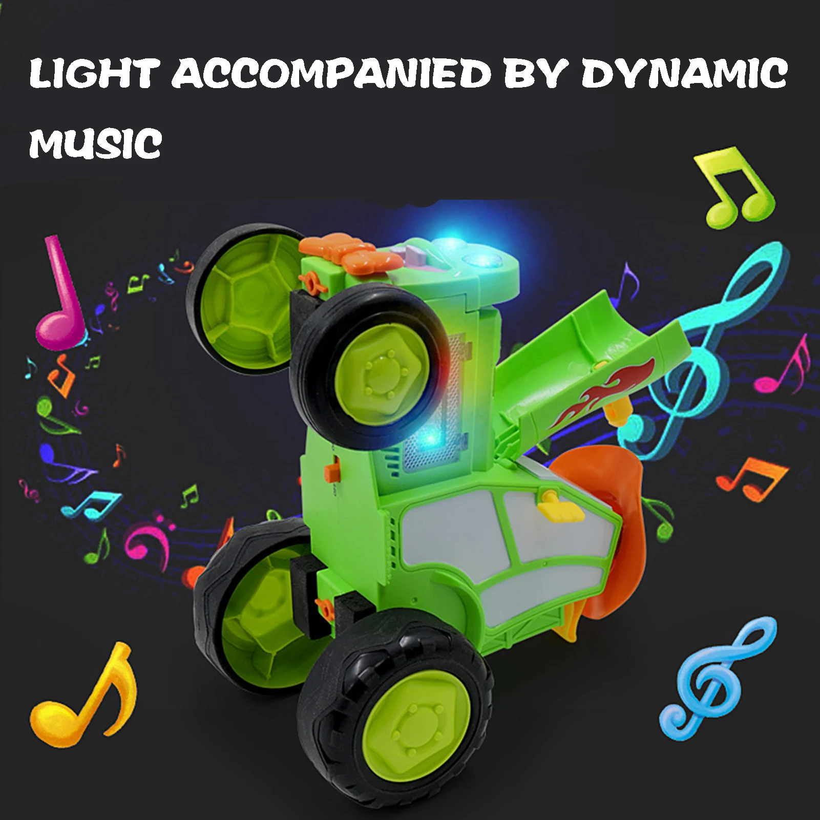 Children's RC Electric Car Toy with Sound Light Interesting Universal Car Model for Kid Boys Girls Toy Gift