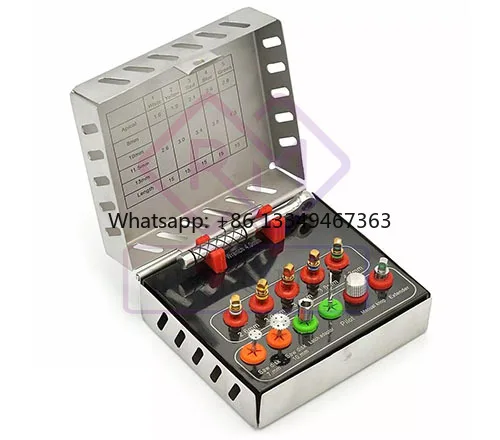 New Manual Dental Expander Kit Sinus Lift 12 Pcs Surgical Instruments