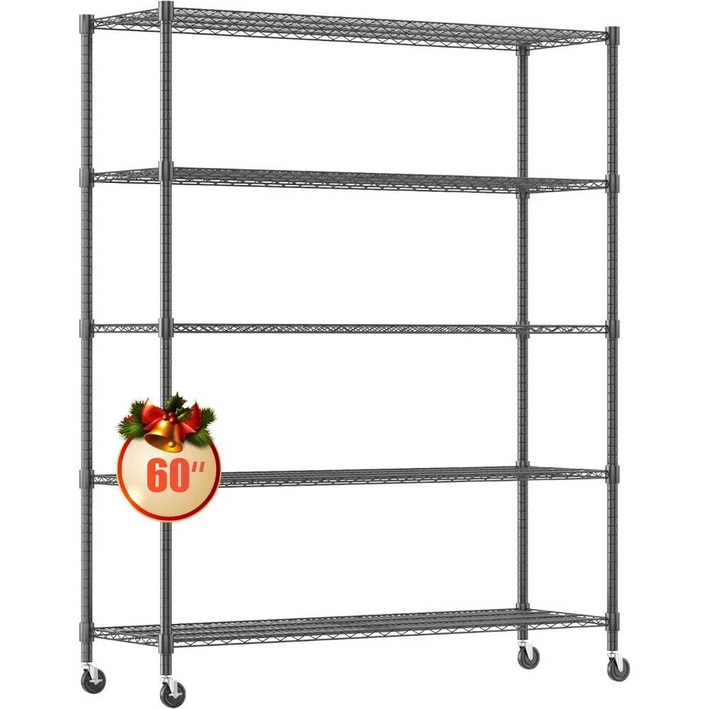 5 Tier Storage Racks and Shelving, 24