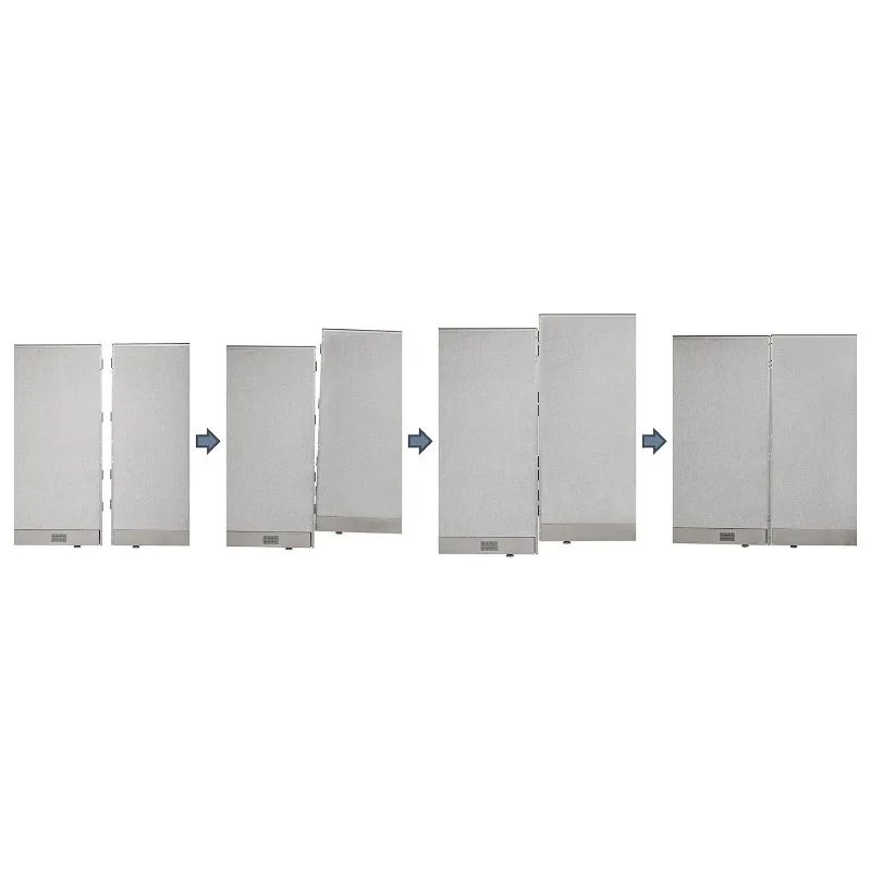 Office Partition Panel Room Divider 24x48 Grey, Customized