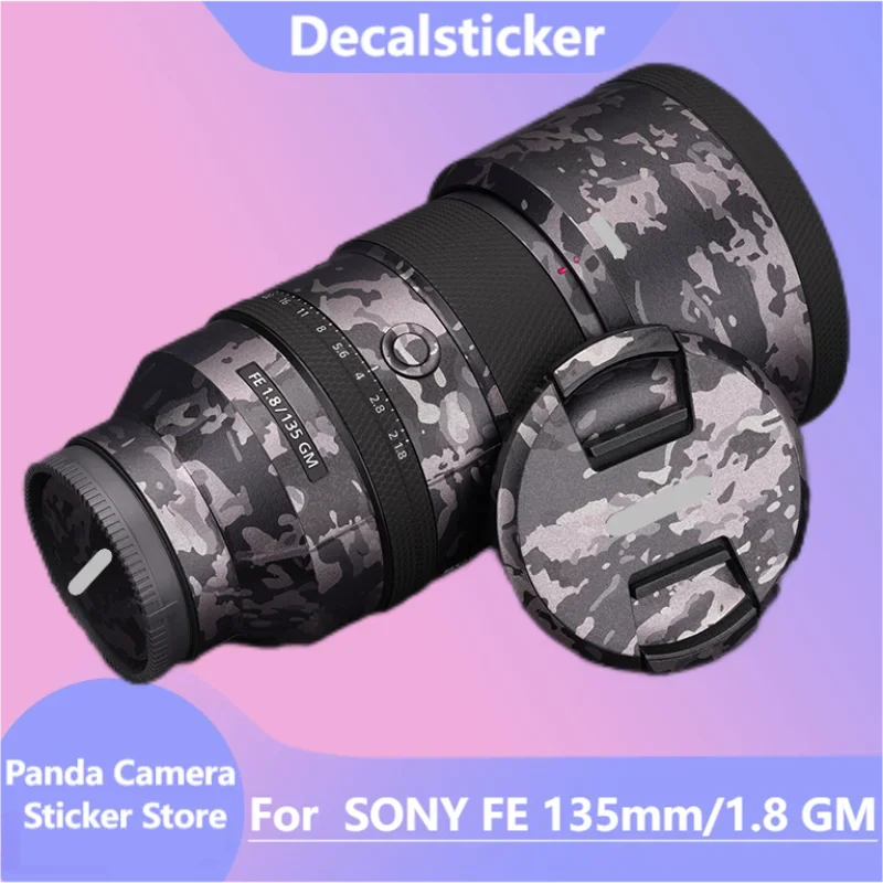 FE 135 1.8 GM Decal ผิวไวนิลห่อฟิล์มเลนส์ป้องกันสติกเกอร์ Protector Coat สําหรับ Sony FE 135 มม.F1.8 GM FE135MM FE135 F/1.8